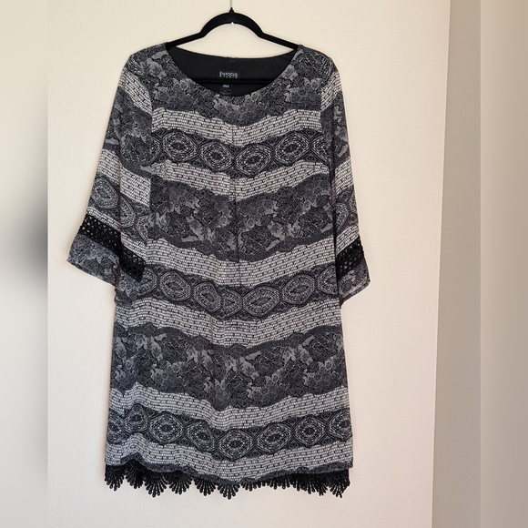 Enfocus Studio Dresses & Skirts - NWOT En Focus Studio Black and White Patterned Dress Size 10